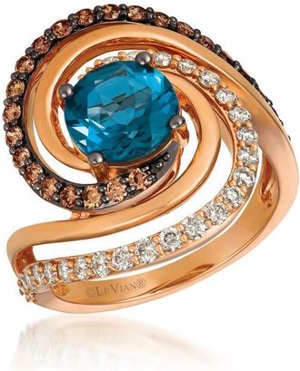 Le Vian Ladies Tranquility Rings set in 14K Strawberry Gold