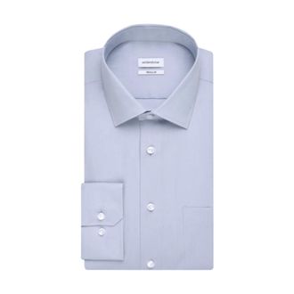 Seidensticker Overhemden, Heren, Blauw, 5Xl, Katoen, Lichtblauwe Overhemdjurk