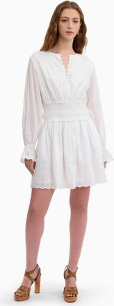 Rebecca Taylor Sabine Mini Dress in Ivory at Nordstrom, Size Medium