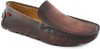 Marc Joseph New York Ovington Ct Leather Venetian Driver Loafer in Whiskey Burnished Napa at Nordstrom, Size 10.5