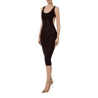 Elisabetta Franchi Summer Jurken - Dames - Jurken - Bruin - Maat: XL