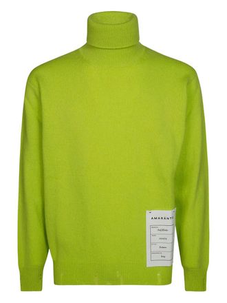Amaranto Dolcevita roll-neck sweater - Green