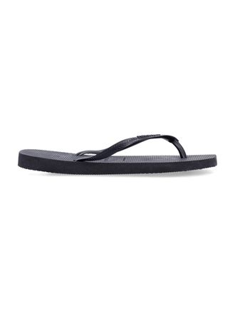 Havaianas flache Schuhe schwarz