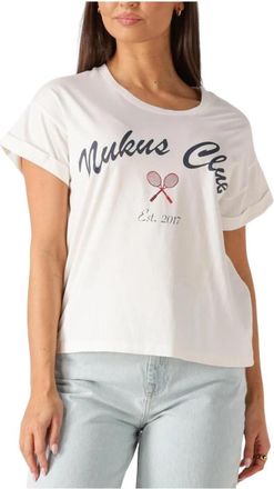 Nukus Pippa Shirt - Dames - T-shirts - Wit - XS - Katoen - Tops