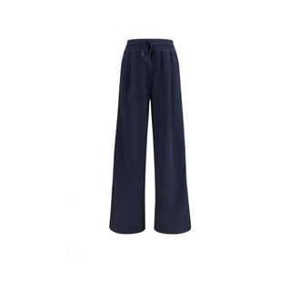 Max Mara Blauwe Katoenen Casual Broek