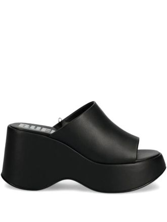 Buffalo Joy platform sandals - Black