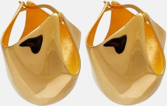 Khaite Lotus 18kt gold-plated earrings