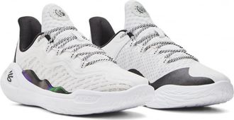 Under Armour Curry 11 Bruce Lee Wind Mens Basketball Trainers with UA Warp Technology (White, UK Footwear Size System, Adult, Men, Numeric, Medium, 10.5)