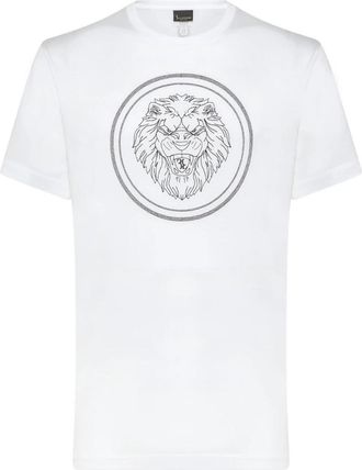 Billionaire Boys Club T-Shirt Ronde Hals Lion - Heren - T-shirts - Wit - 4XL - Katoen - Tops