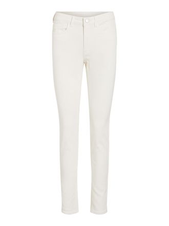 Vila Womens Visarah Rw Skinny Jeans Emy-Noos, White (White Denim), M / 30L