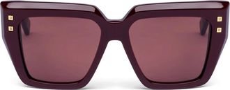 Balmain B-Fame Zonnebril - Dames - Zonnebrillen - Rood - ONE Size - Accessoires