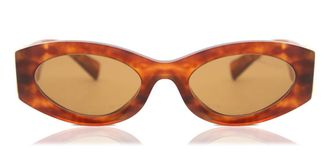 Miu Miu MU11WS 4BW2Z1 Womens Sunglasses Tortoiseshell Size 54