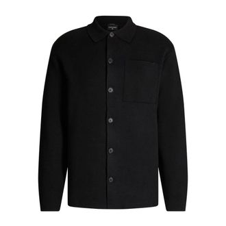 Strellson Truien & Vesten, Heren, Zwart, XL, Katoen, Gebreid Polo Overshirt