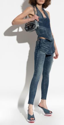 Diesel Top DE-JANICE-S, Womens, Navy Blue