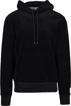 Golden Goose Hoodies & sweatvesten, Heren, Zwart, S, Katoen, Felpa in Velluto Sweatshirt