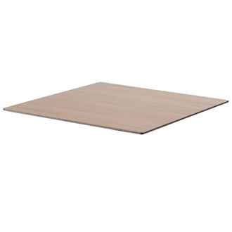 Oviala Tablero laminado para mesa de 60x60 cm en roble claro