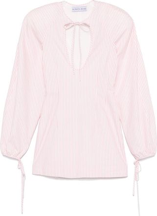 Rowen Rose Striped Mini Dress - Womens - Cotton/Polyester