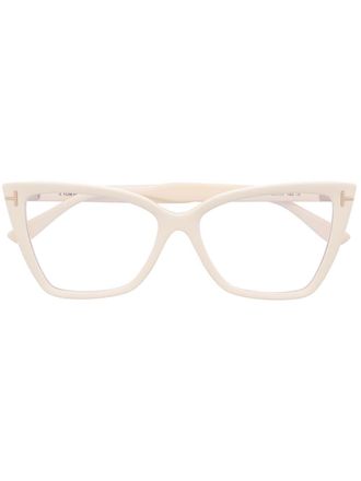 Tom Ford Eyewear Occhiali cat-eye - Toni neutri