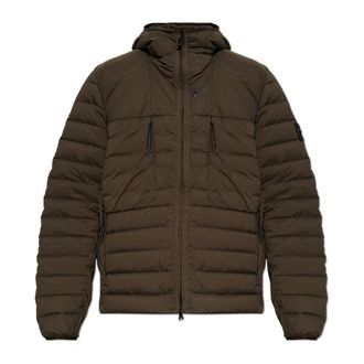 Stone Island Gewatteerd jack met capuchon - Heren - Gewatteerde jassen - Bruin - L - Jassen