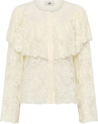 Karen by Simonsen Blouse met lange mouwen KBBridget Feminine white