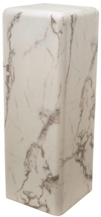 Pols Potten Deko- & Blumens&auml;ule Pillar L 91.4cm - White Marble