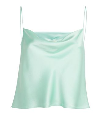 Sally Lapointe LaPointe Silk Cowlneck Camisole Size M