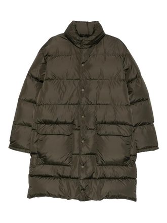 Aspesi Moschino button-fastening padded coat - men - Recycled Nylon/Polyamide/Down/Feather/Polyester/Polyamide/Elastane - M - Green