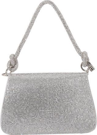 Berness Rhinestone Shoulder Bag in Silver at Nordstrom Rack