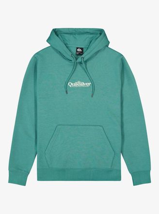 Quiksilver Kapuzensweatshirt QUIKSILVER SCREEN FLEECE FINELINE HOODIE, Herren, Gr. S, deep sea, Obermaterial: 60% Baumwolle, 40% Polyester, Sweatshirts Kapuzensw