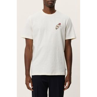 Les Deux Ben Troy Organic Cotton Graphic T-Shirt in Light Ivory at Nordstrom, Size Xx-Large