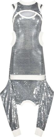 Jeremy Scott Jurk verfraaid met pailletten - Grijs