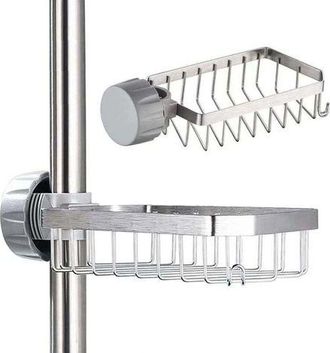 OEM Unidad Jabonera De Ducha Jabonera De Ducha De Acero Inoxidable Jabonera De Ducha, No Requiere Perforaci&oacute;n, Para Varillas De 20 A 32 Mm