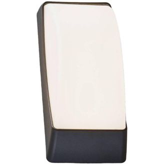 Lindby Lindby - L&aacute;mpara De Pared Led Exterior alexey En Negro Pl&aacute;stico