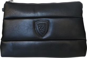 Blauer Strip Clutch - Dames - Clutches - Zwart - ONE Size - Polyester - Tassen