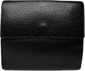 Gucci Pre-owned Vintage Portemonnee - Dames - Vintage Accessoires - Zwart - ONE Size - Leer - Vintage