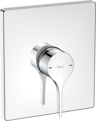 Roca Roca - Grifo Empotrable Para Ducha Insignia Color: Negro Titanio Cepillado