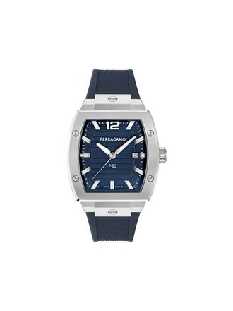 Ferragamo F-80 42mm - men - stainless steel/glass - One Size - Silver