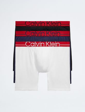 Calvin Klein Mens Calvin Klein Pro Fit 3-Pack Long Boxer Brief - Multi - XL