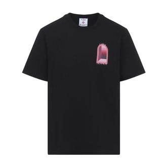 Casablanca T-Shirts, male, Black, Size: L LArche T-shirt