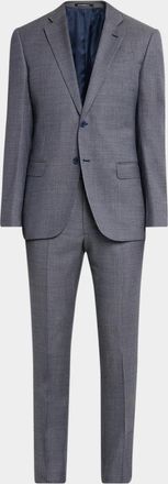 Emporio Armani Men & apos;s G Line Wool Blurred Houndstooth Two-Piece Suit