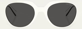Prada Two-Tone Acetate Cat-Eye Sunglasses