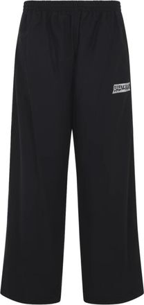 Balenciaga Masking Tape Tracksuit Pants - Heren - Wijde Broeken - Zwart - S - Katoen - Broeken
