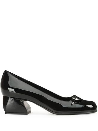 Sergio Rossi SR Rossi 45mm leather pumps - Black