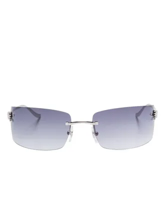Cartier Occhiali da sole Panth&egrave;re - Grigio