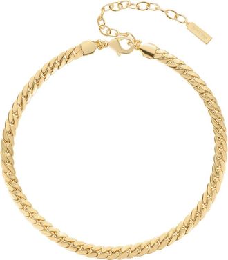 st. Moran Flat Curb Chain Necklace in Gold at Nordstrom