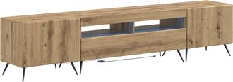 vidaXL Cabinet De Tv Led De 5 Piezas Roble Artisan Vidaxl