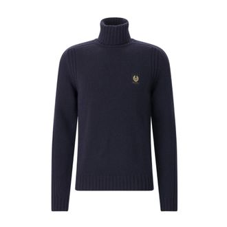 Belstaff Maglione a collo alto - - Knitwear - Uomo - Blu - S