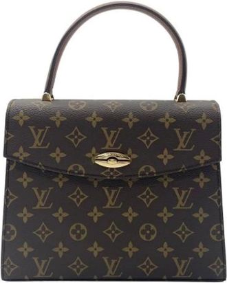 Louis Vuitton Pre-owned Vintage Monogram Handtas - Dames - Vintage Handtas - Bruin - ONE Size - Vintage