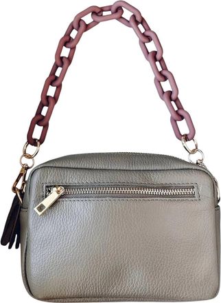Debbie Katz Womens Mini Italian Leather Bag In Black