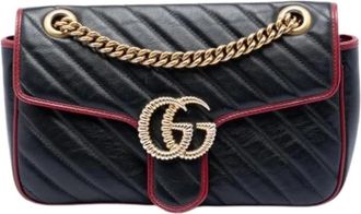 Gucci Pre-owned Cross Body Bags, female, Black, Size: ONE SIZE Pre-owned Shoulder Bag